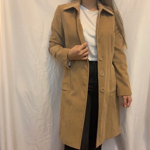Mark Spencers Corduroy Brown Coat 